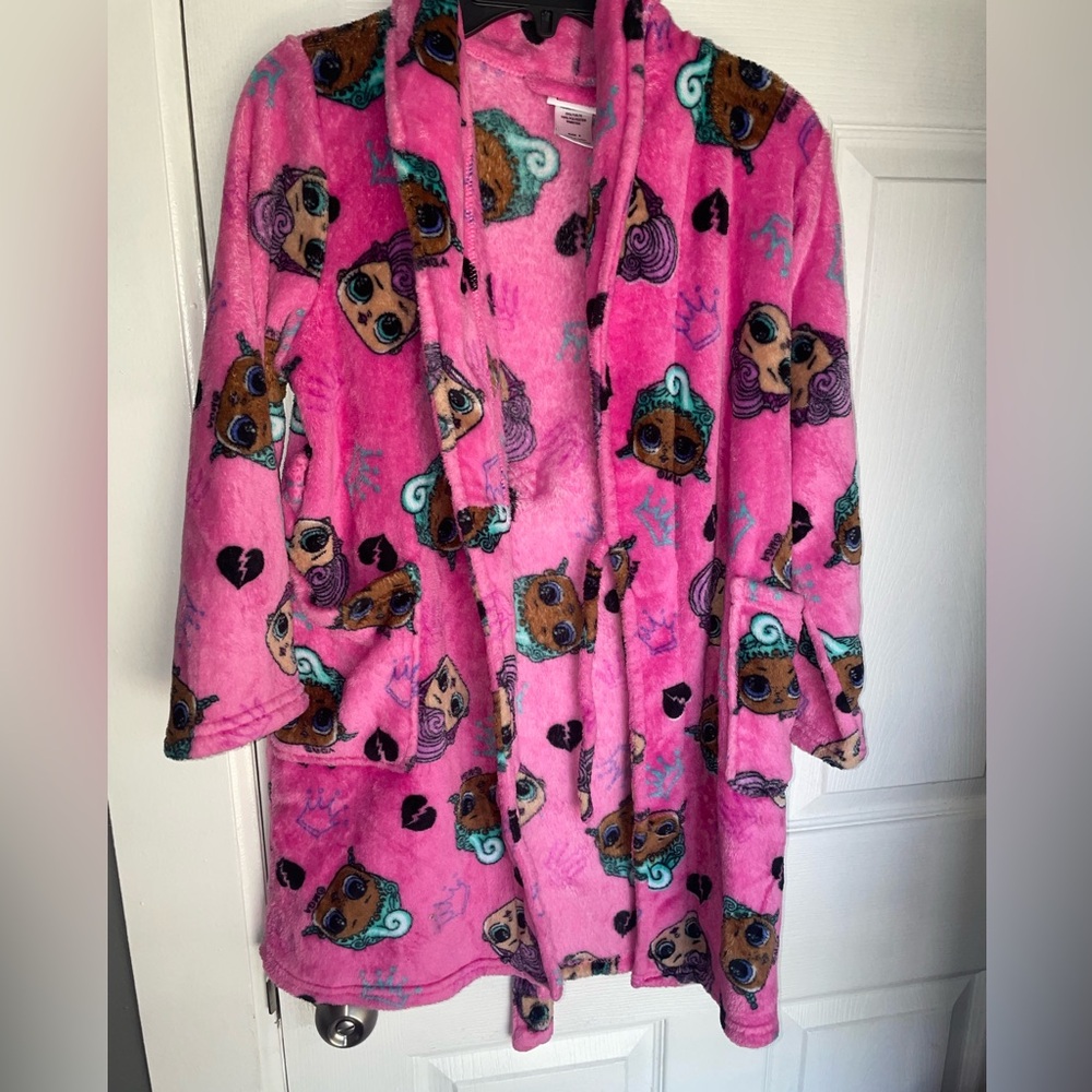 L.O.L. Surprise! Pink Kids Robe Size 8